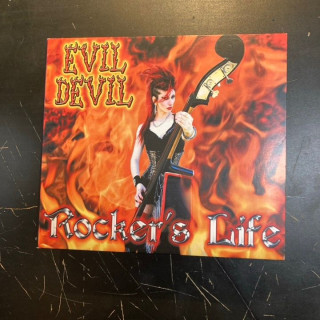 Evil Devil - Rocker's Life CD (VG+/VG+) -psychobilly-